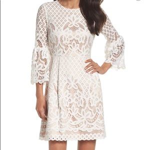 Eliza J Bell Sleeve Fit & Flare Dress